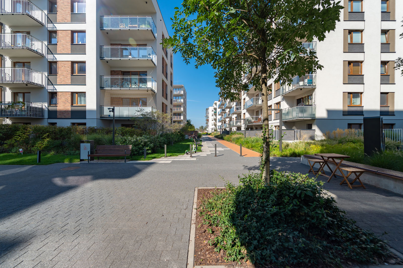 New Leaf Services Apartments walkway hardscaping