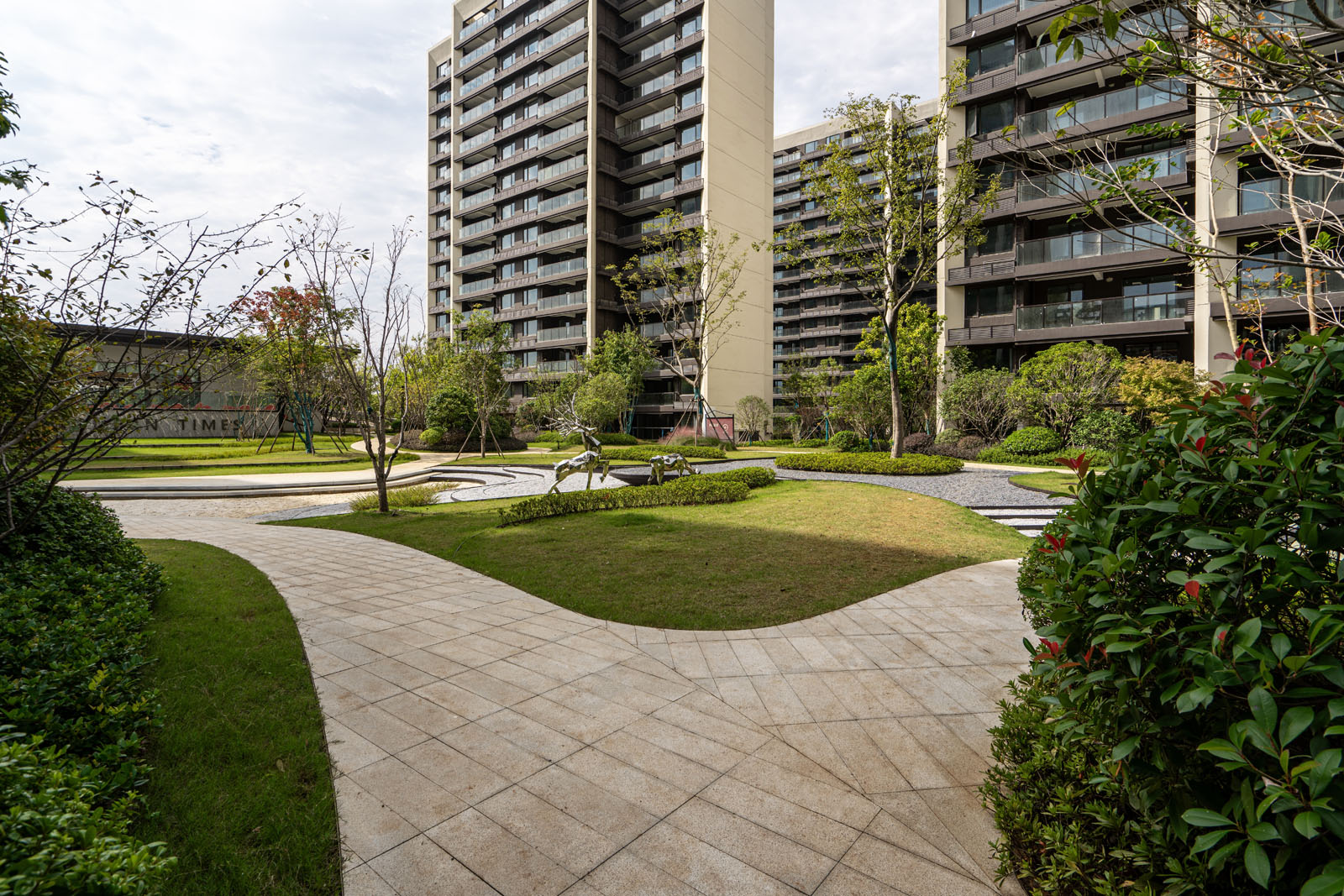 New Leaf Services Apartment Landscape Design and Installation