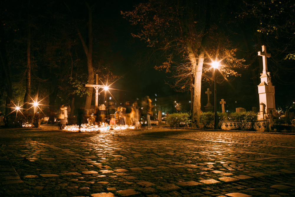 Cemetery Landscape Lighting