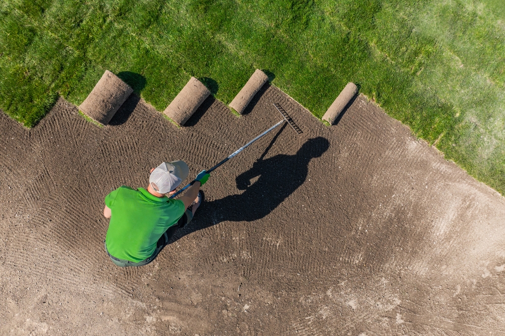 New Leaf Service Real Estate Lawn and Brick Driveway