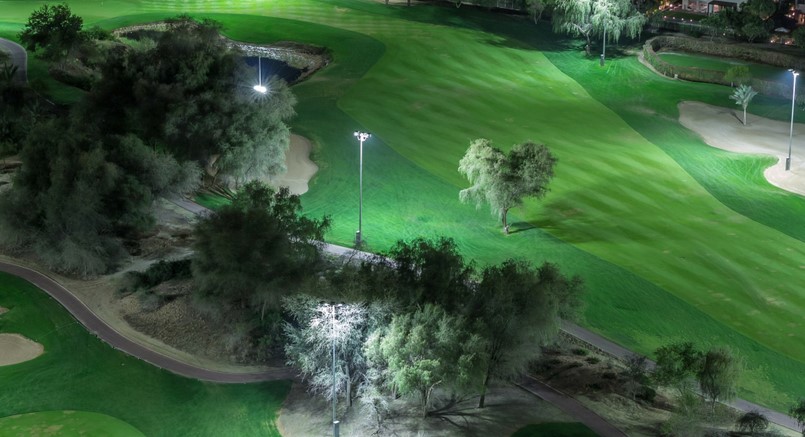 New Leaf Services Golf Course Landscape Lighting