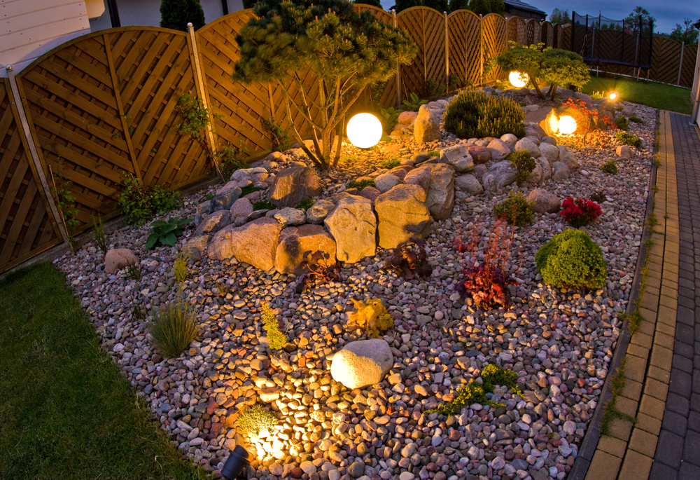 Single Family HOA Landscape Lighting
